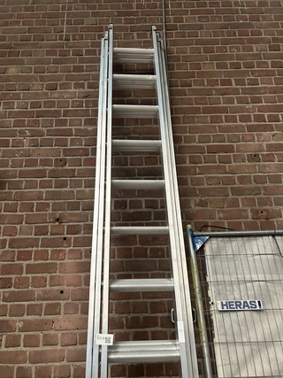 Gefelste opsteekladder 3-delig 3 x 12 sporten Zarges, Everest 3DE 4485